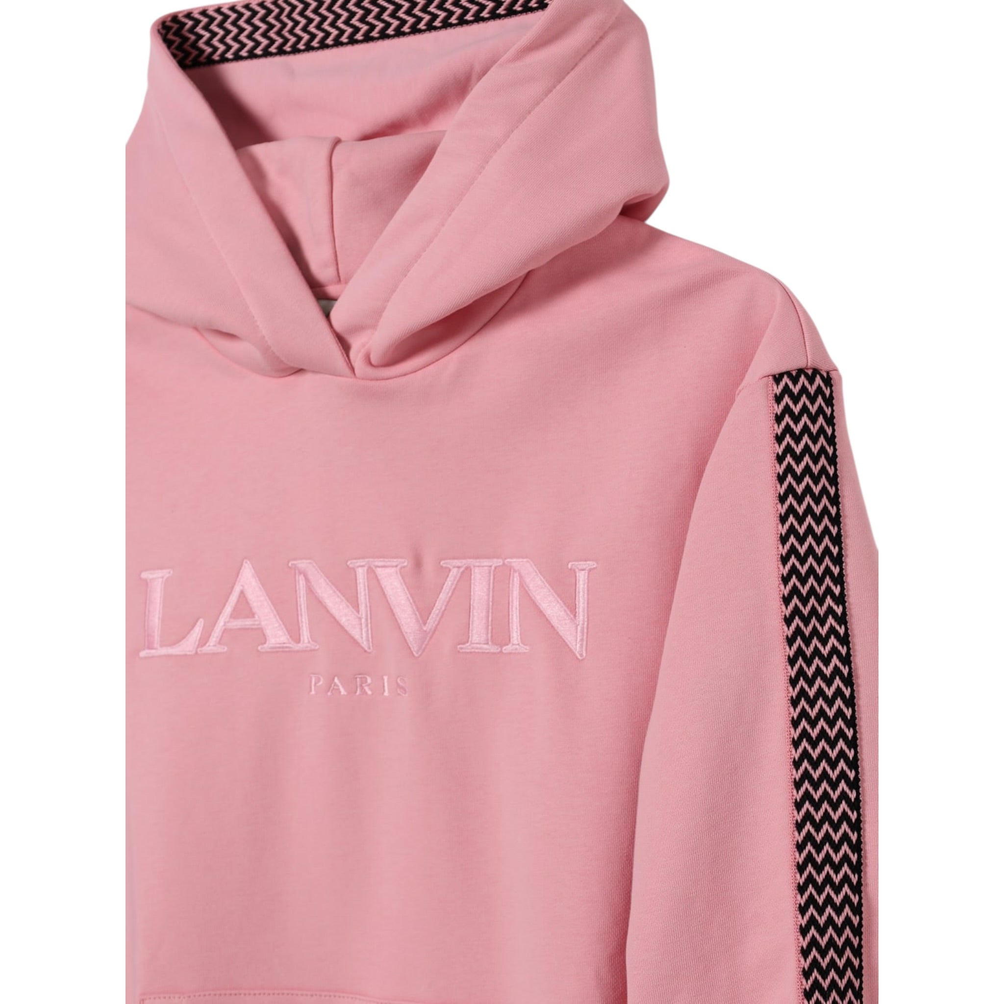 Lavin Felpa Chiusa con Cappuccio tinta unita Rosa per Bambina N30260 ROSA LAVIN 