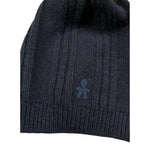 Le Bebe Cappello tinta unita con Pon Pon Blu per Neonato LBB2332 BLU LE BEBE 
