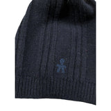 Le Bebe Cappello tinta unita con Pon Pon Blu per Neonato LBB2332 BLU LE BEBE 
