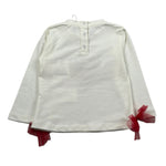 Le Bebe Shirt Girocollo tinta unita con Stampa Panna per Neonata LBG5419 PANNA LE BEBE 