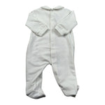 Le Bebe Tutina Manica Lunga Tint Unita Bianco per Neonata LBG5567 BIANCO LE BEBE 