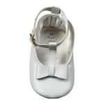 Le Bebe Sandalo tinta unita con Fiocco Bianco per Neonata LBG5905 BIANCO LE BEBE 