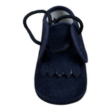 Le Bebe' Sneakers tinta unita con Lacci Blu per Neonato LBB0714 BLU LE BEBE' 