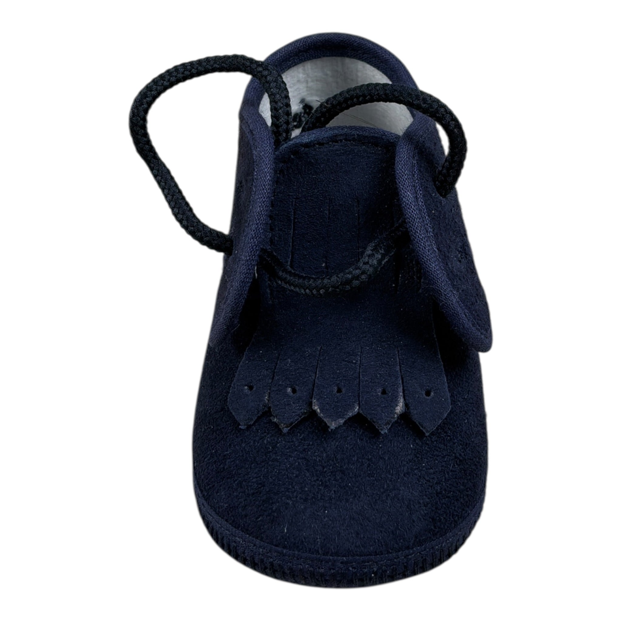 Le Bebe' Sneakers tinta unita con Lacci Blu per Neonato LBB0714 BLU LE BEBE' 