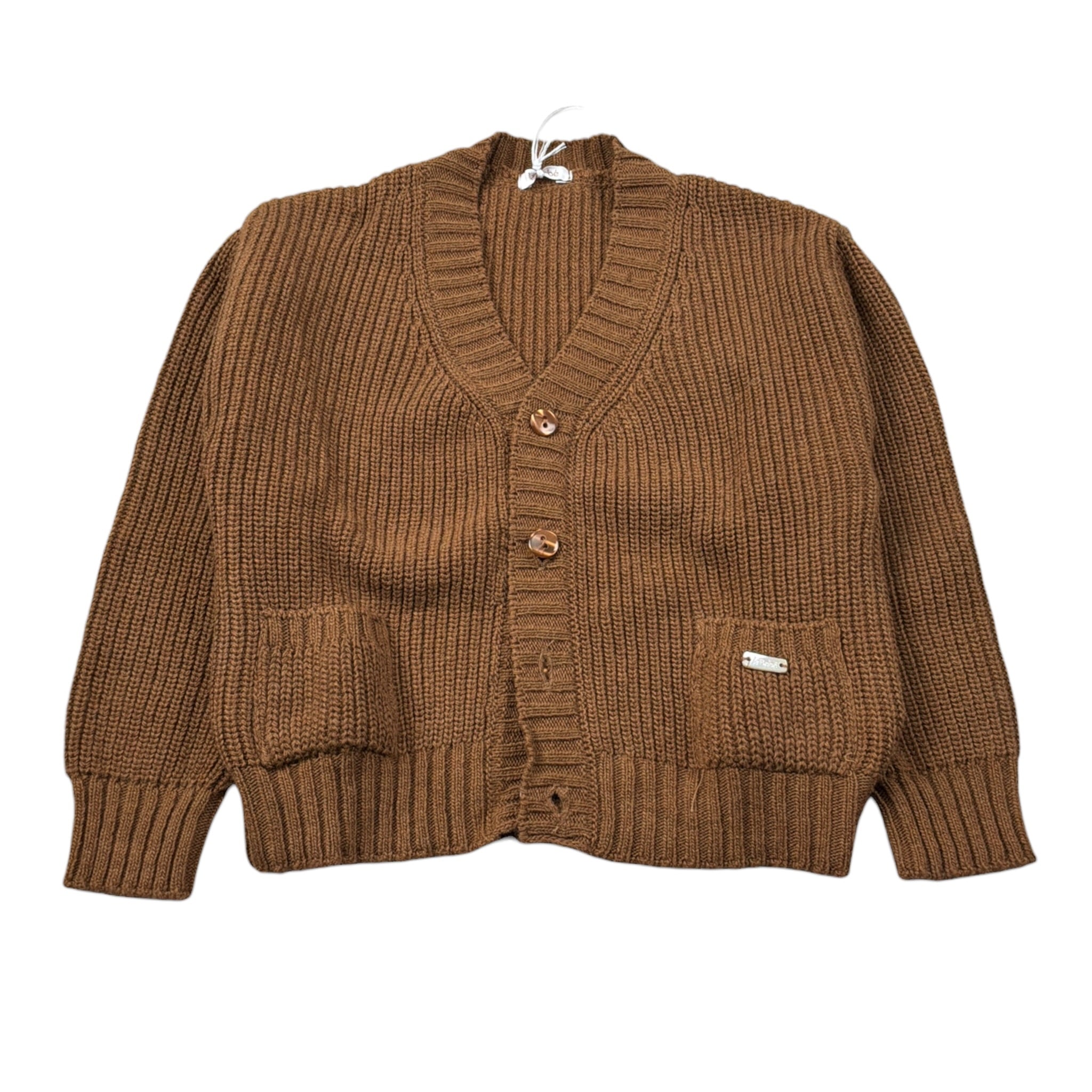 Le Bebe' Cardigan tinta unita Cammello per Neonato LBB5198 CAMMELLO LE BEBE' 