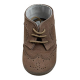 Le Bebe' Sneakers tinta unita con Lacci Marrone per Neonato LBB5246 MARRONE LE BEBE' 