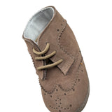 Le Bebe' Sneakers tinta unita con Lacci Marrone per Neonato LBB5246 MARRONE LE BEBE' 