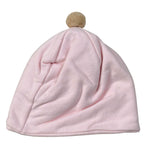 Le Bebe' Cappello tinta unita con Stampa Rosa per Neonata LBG3006 ROSA LE BEBE' 