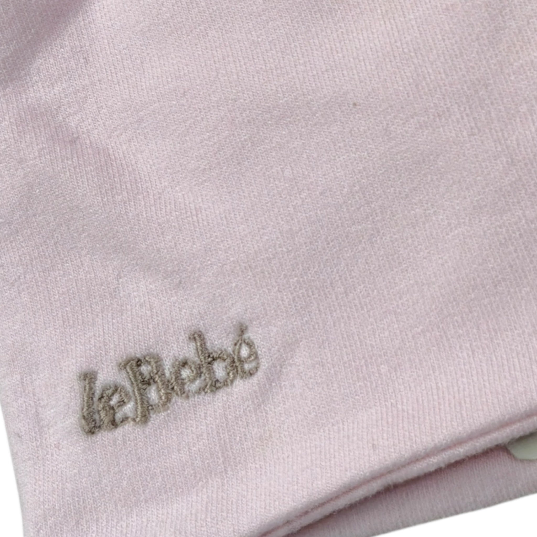 Le Bebe' Cappello tinta unita con Stampa Rosa per Neonata LBG3006 ROSA LE BEBE' 