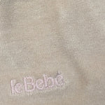 Le Bebe' Cappello tinta unita con Stampa Beige per Neonata LBG5956 BEIGE LE BEBE' 