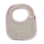 Le Bebe' Bavetta tinta unita con Stampa Beige per Neonata LBG5957 BEIGE LE BEBE' 
