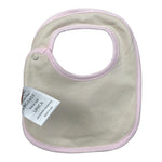 Le Bebe' Bavetta tinta unita con Stampa Beige per Neonata LBG5957 BEIGE LE BEBE' 