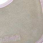 Le Bebe' Bavetta tinta unita con Stampa Beige per Neonata LBG5957 BEIGE LE BEBE' 