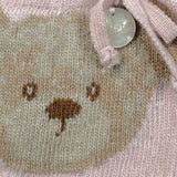 Le Bebe' Cappello tinta unita con Stampa Rosa per Neonata LBG5979 ROSA LE BEBE' 