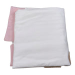 Le Bebe' Coperta Bicolore con Stampa Bianco/Rosa per Neonata LBG6007X BIANCO/ROSA LE BEBE' 