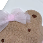Le Bebe' Coperta Bicolore con Stampa Bianco/Rosa per Neonata LBG6007X BIANCO/ROSA LE BEBE' 