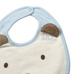 Le Bebe' Bavetta tinta unita con Orecchie Azzurro per Neonato LBG6021M AZZURRO LE BEBE' 