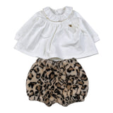 Le Bebe' Completo 2Pz Shirt-Coulotte Bianco per Neonata LBG6026 BIANCO LE BEBE' 