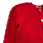 Le Coconne Cardigan tinta unita Rosso per Bambino LCNA742 ROSSO LE COCONNE 