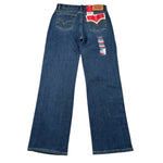 Levi'S Jeans tinta unita Modello A Palazzo Blu per Bambina 3EG381 BLU LEVI'S 
