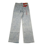 Levi'S Jeans tinta unita Modello A Palazzo Azzurro per Bambina 4EG381X AZZURRO LEVI'S 