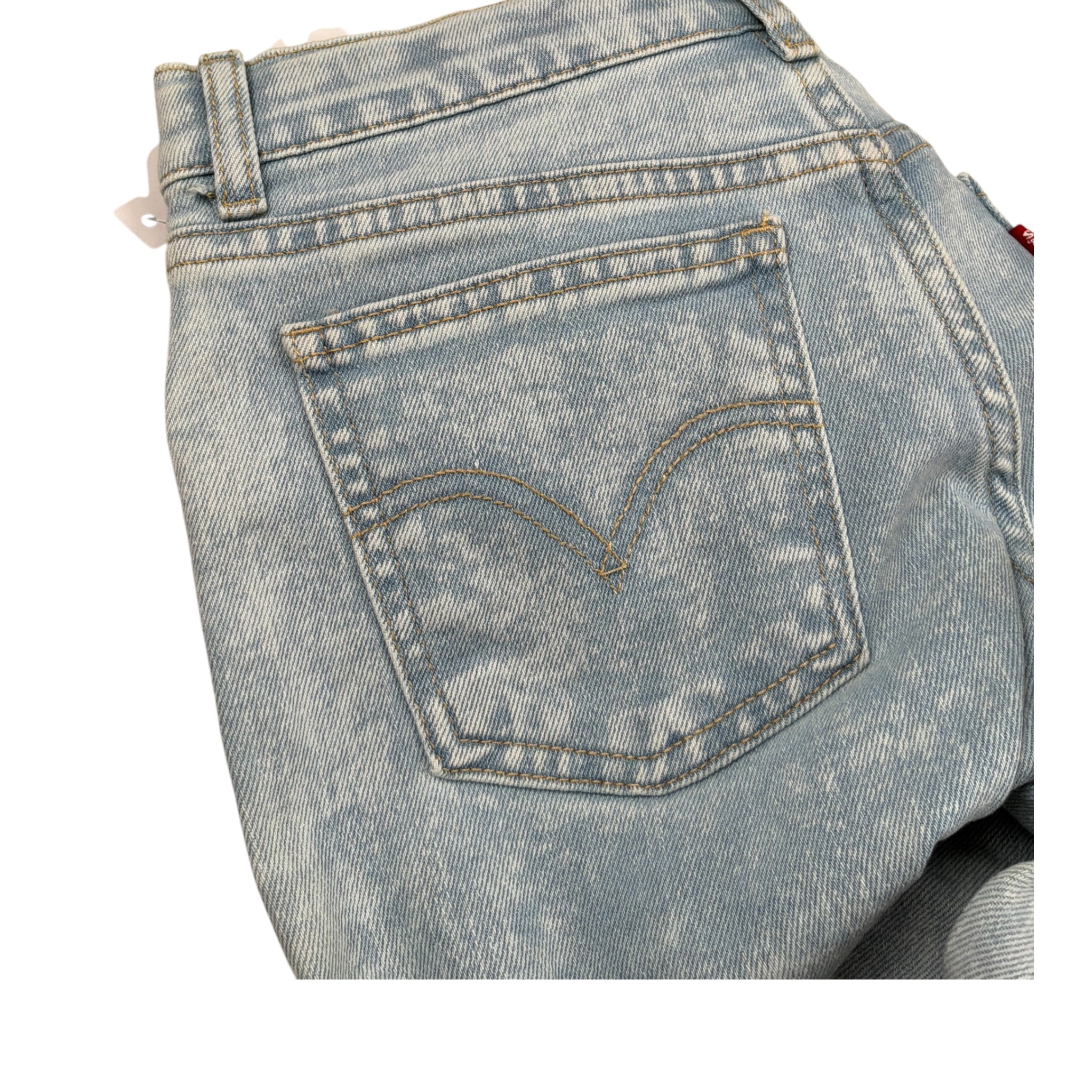 Levi'S Jeans tinta unita Modello A Palazzo Azzurro per Bambina 4EG381X AZZURRO LEVI'S 