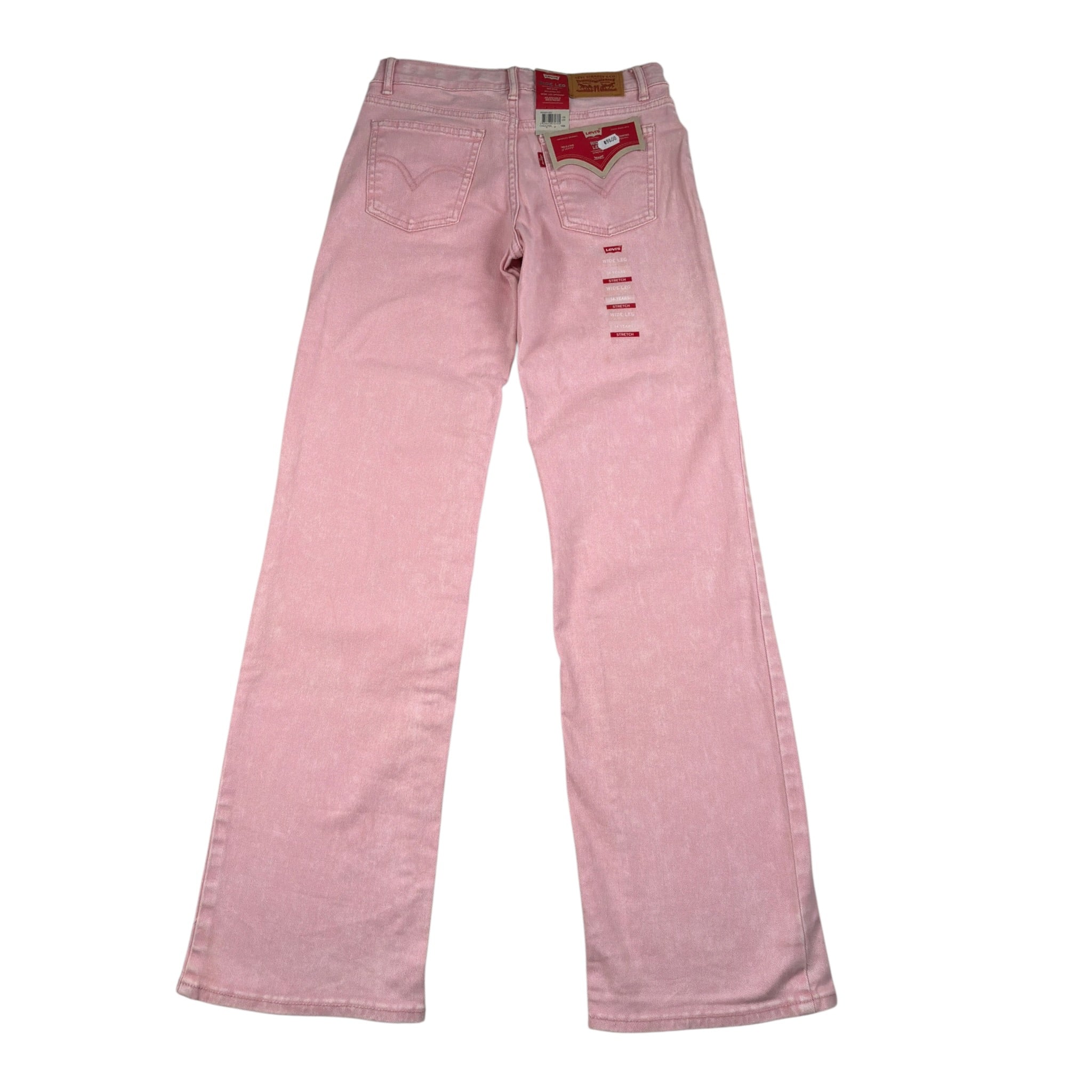 Levi'S Jeans tinta unita con Girovita Regolabile Rosa per Bambina 4EK420 ROSA LEVI'S 