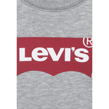 Levi'S Felpa Chiusa Girocollo con Logo tinta unita Grigio per Neonato 6E9079NX GRIGIO LEVI'S 