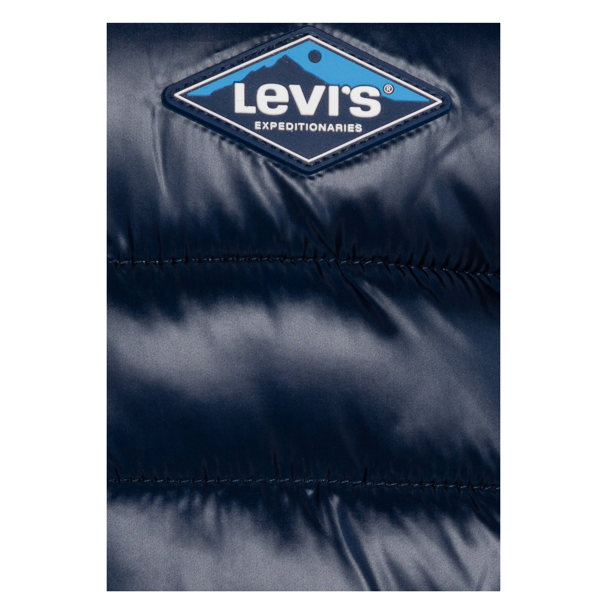 Levi'S Giubbino tinta unita con Cappuccio Blu per Neonato 6EF434 BLU LEVI'S 