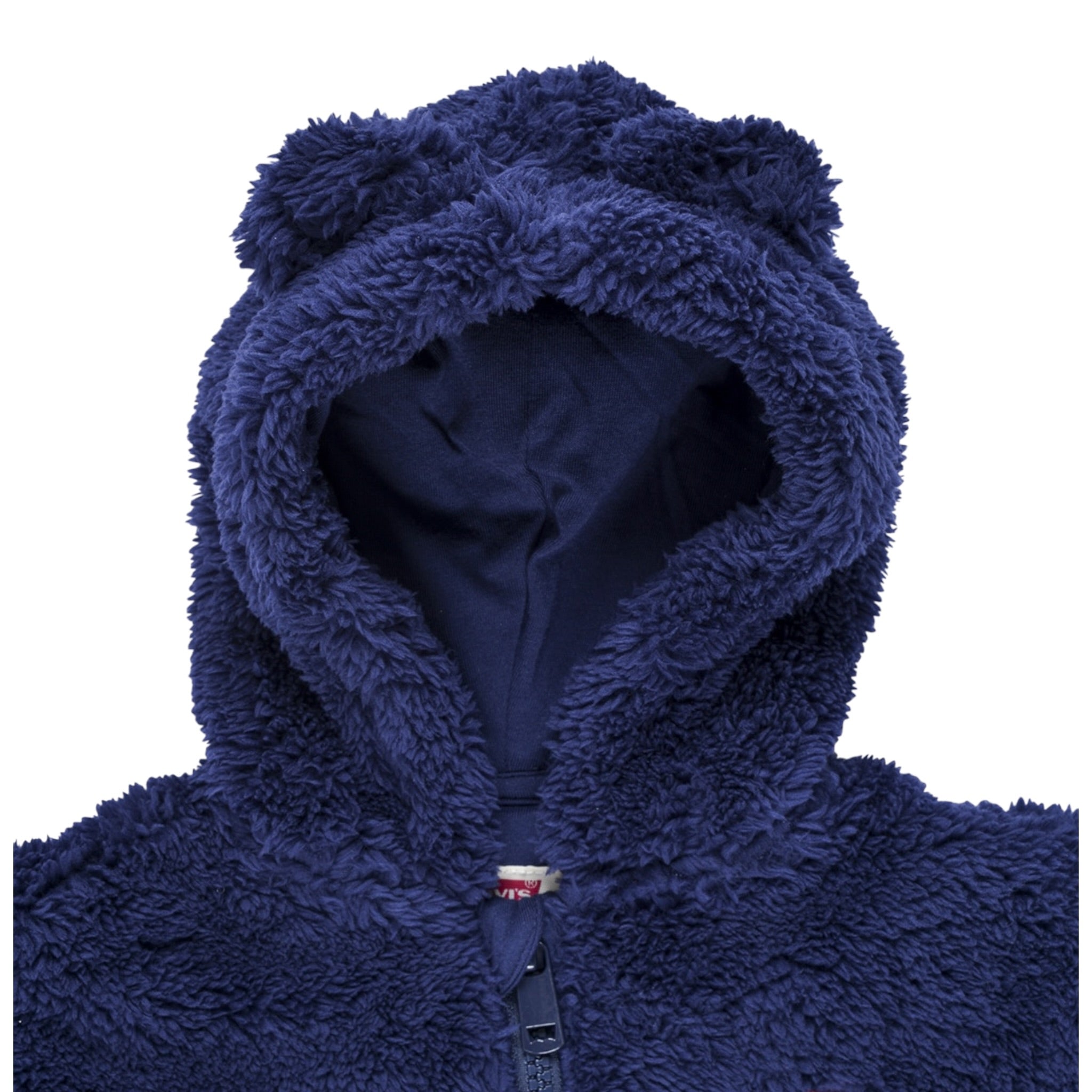Levi'S Tutina tinta unita Modello Teddy con Cappuccio Blu per Neonato 6EL511M BLU LEVI'S 