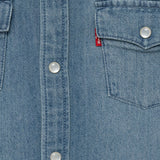 Levi'S Camicia In Denim tinta unita Blu per Neonato 6EM335 BLU LEVI'S 