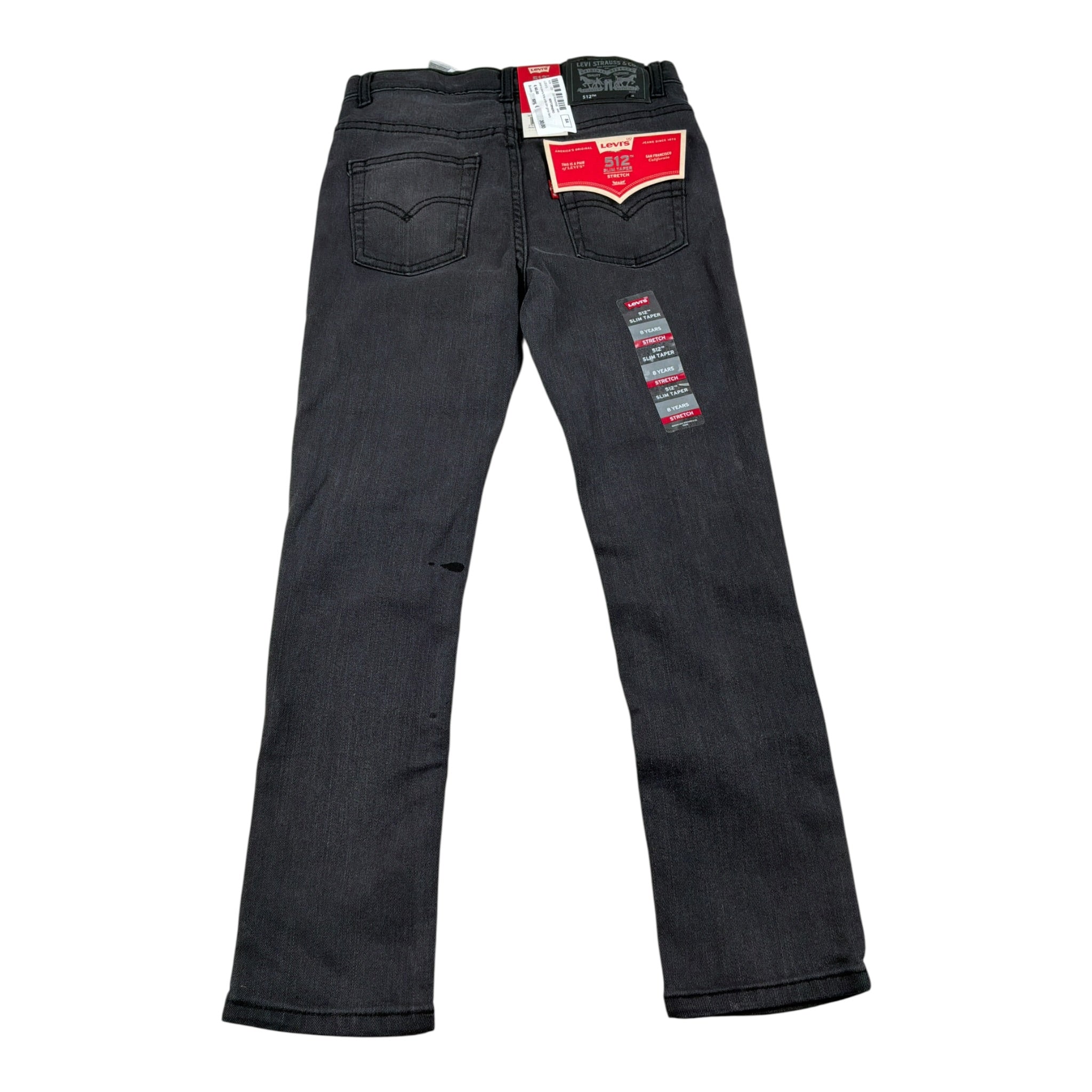 Levi'S Jeans tinta unita con Girovita Regolabile Nero per Bambino 8E6728 NERO LEVI'S 