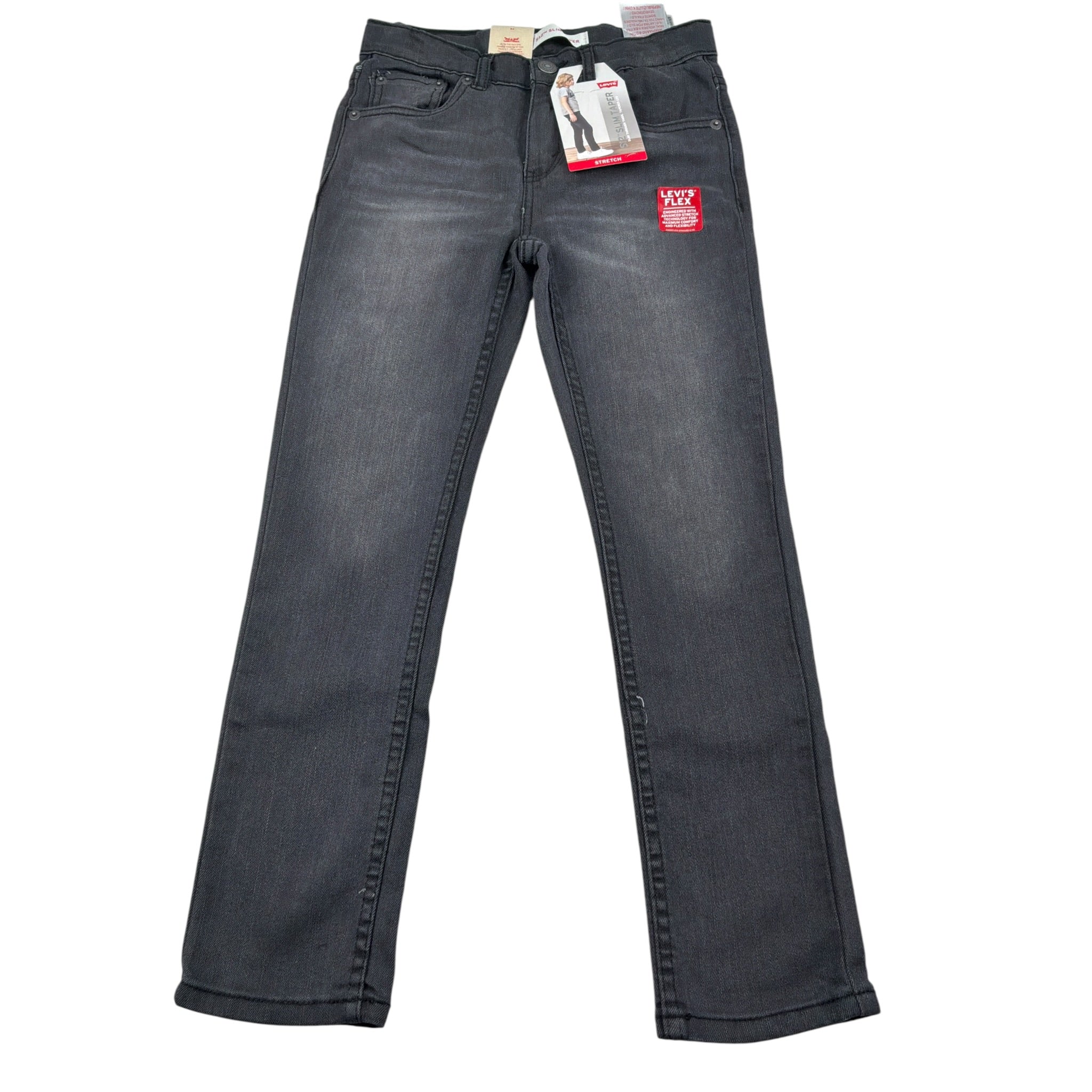 Levi'S Jeans tinta unita con Girovita Regolabile Nero per Bambino 8E6728 NERO LEVI'S 