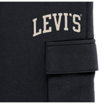 Levi'S Pantalone Tuta tinta unita con Logo Nero per Bambino 8EN651 NERO LEVI'S 