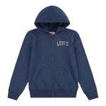 Levi'S Felpa Xon Zip E Cappuccio tinta unita Blu per Bambino 8EN722J BLU LEVI'S 