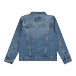 Levi'S Giubbino In Denim Tinta Uita Blu per Bambino 9E2058 BLU LEVI'S 
