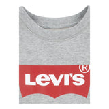 Levi'S Felpa Chiusa Girocollo tinta unita con Logo Grigio per Bambino 9E9079XX GRIGIO LEVI'S 