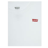 Levi'S Shirt Girocollo tinta unita con Logo Bianco per Bambino 9EC706 BIANCO LEVI'S 