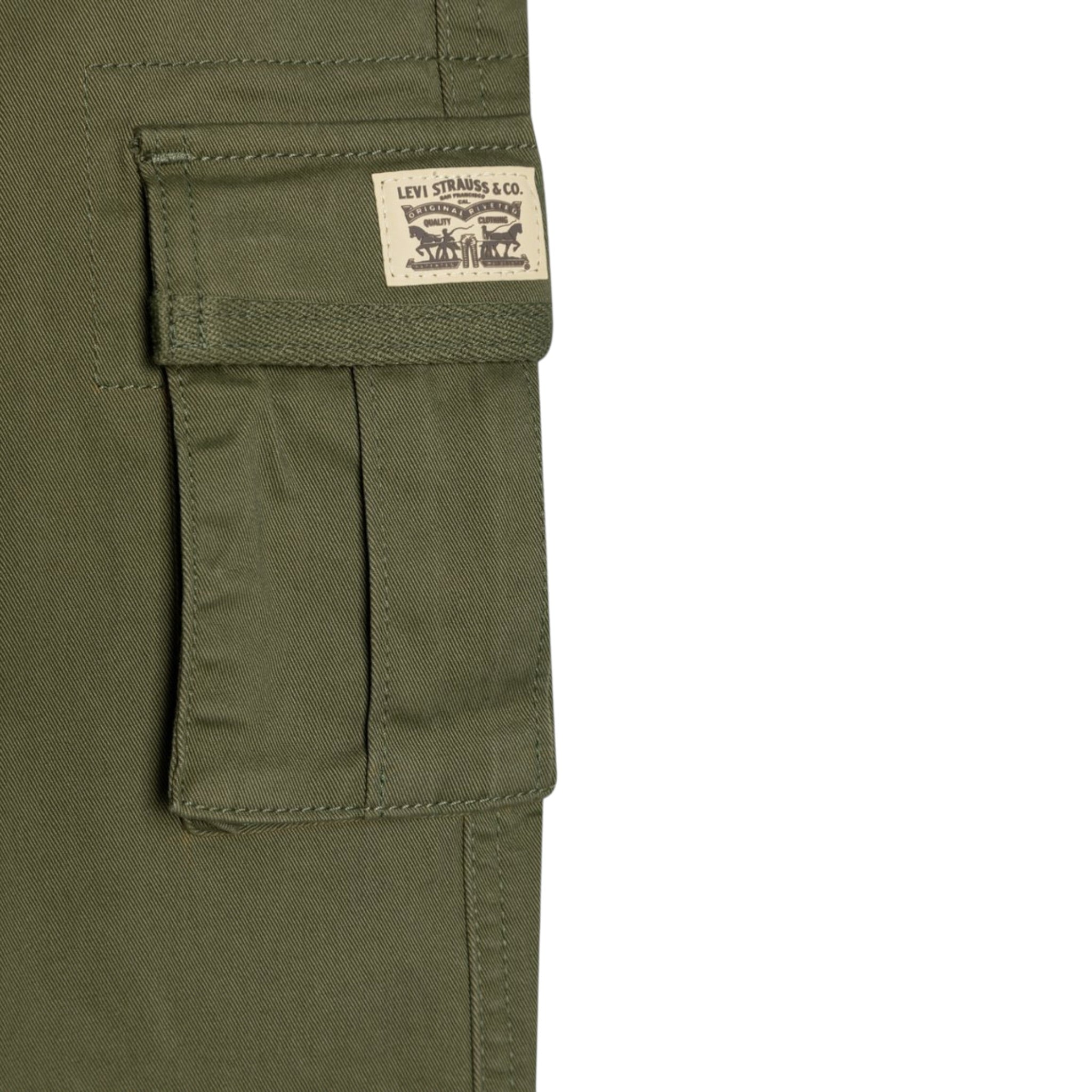 Levi'S Pantalone tinta unita con Girovita Regolabile Verde per Bambino 9EL211EIB VERDE LEVI'S 