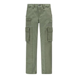 Levi'S Pantalone tinta unita con Girovita Regolabile Verde per Bambino 9EL222 VERDE LEVI'S 