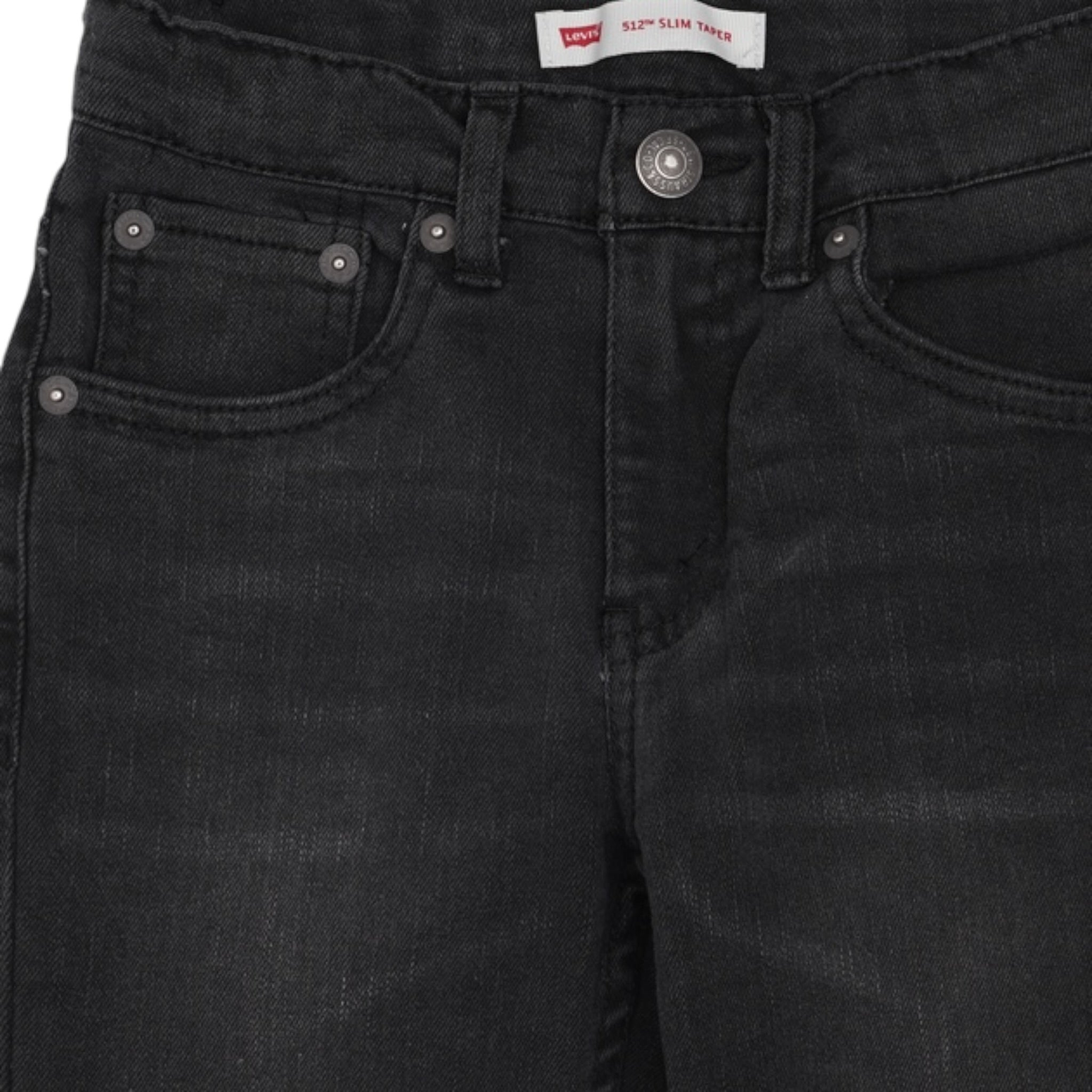 Levi'S Jeans tinta unita con Girovita Regolabile Nero per Neonato 9EL229N NERO LEVI'S 