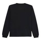 Levi'S Shirt Girocollo tinta unita con Logo Nero per Bambino 9EN715 NERO LEVI'S 