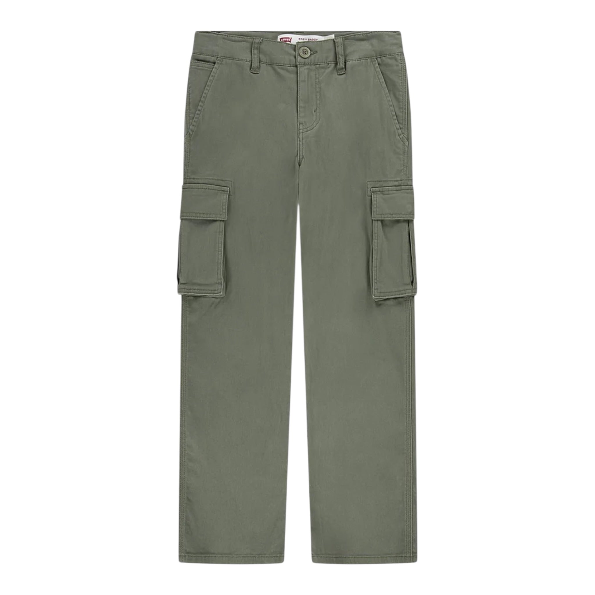Levi'S Pantalone tinta unita con Girovita Regolabile Verde per Bambino 9EN809 VERDE LEVI'S 