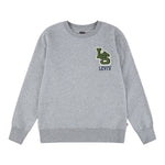 Levi'S Felpa Chiusa Girocollo tinta unita Grigio per Bambino 9EP034 GRIGIO LEVI'S 