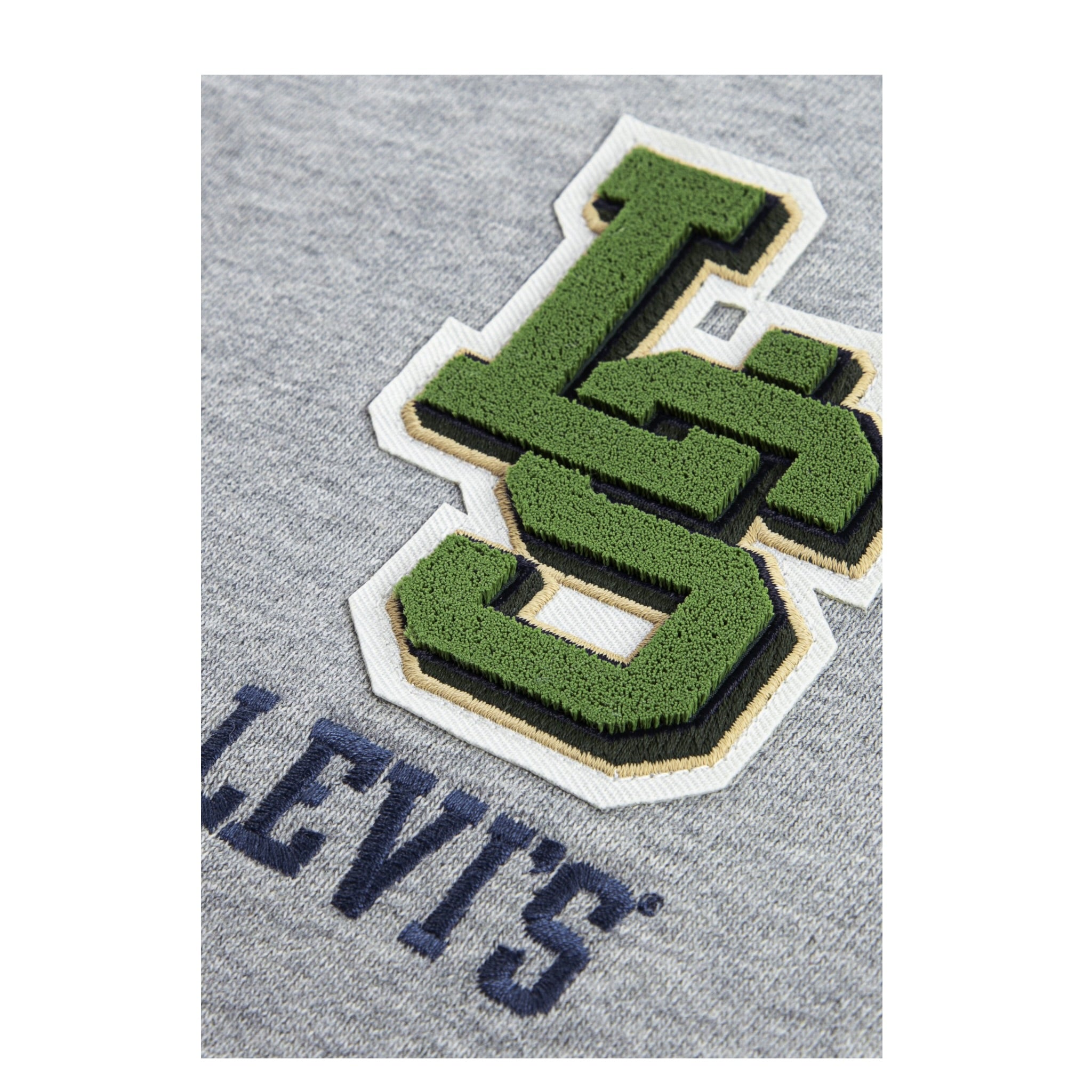 Levi'S Felpa Chiusa Girocollo tinta unita Grigio per Bambino 9EP034 GRIGIO LEVI'S 