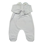 Little Bear Tutina Manica Lunga tinta unita Bianco per Neonato 2054 BIANCO LITTLE BEAR 