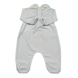 Little Bear Tutina Manica Lunga tinta unita Bianco per Neonato 2054 BIANCO LITTLE BEAR 
