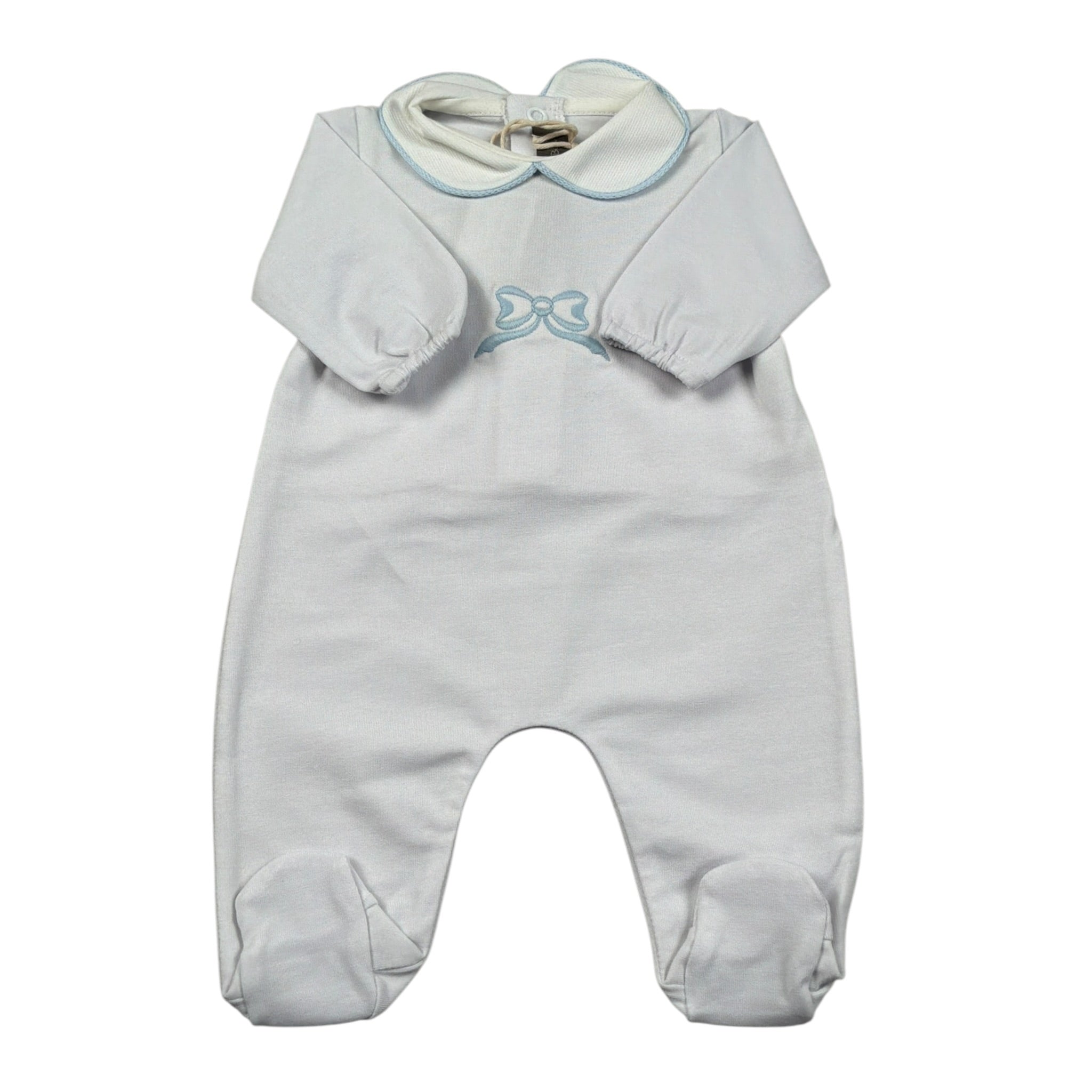 Little Bear Tutina Manica Lunga tinta unita Bianco per Neonato 2054 BIANCO LITTLE BEAR 
