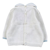 Little Bear Maglia tinta unita con Colletto E Ricami Bianco per Neonato 7012 BIANCO LITTLE BEAR 