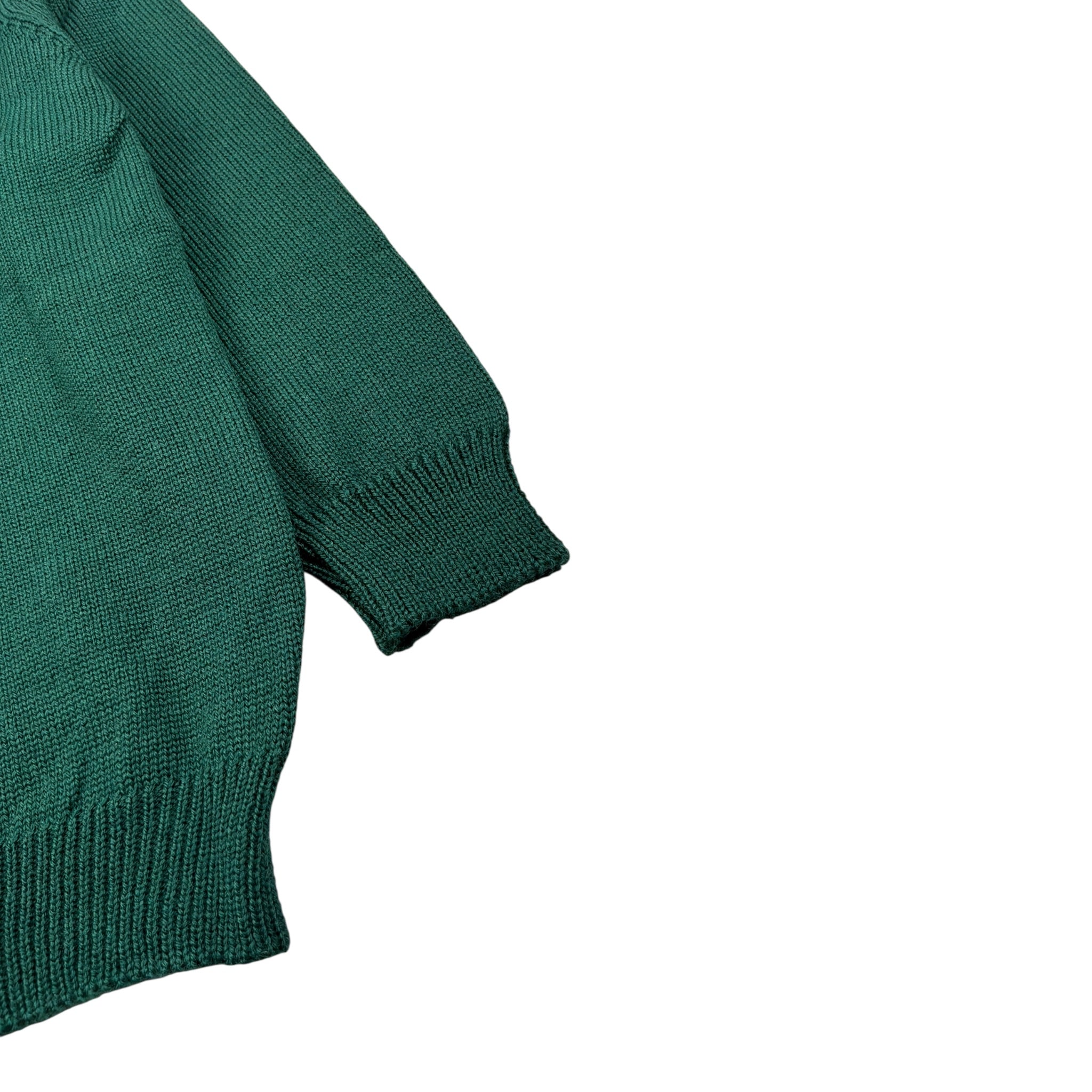 Little Bear Maglia Collo Alto tinta unita Verde per Bambino 7155J VERDE LITTLE BEAR 